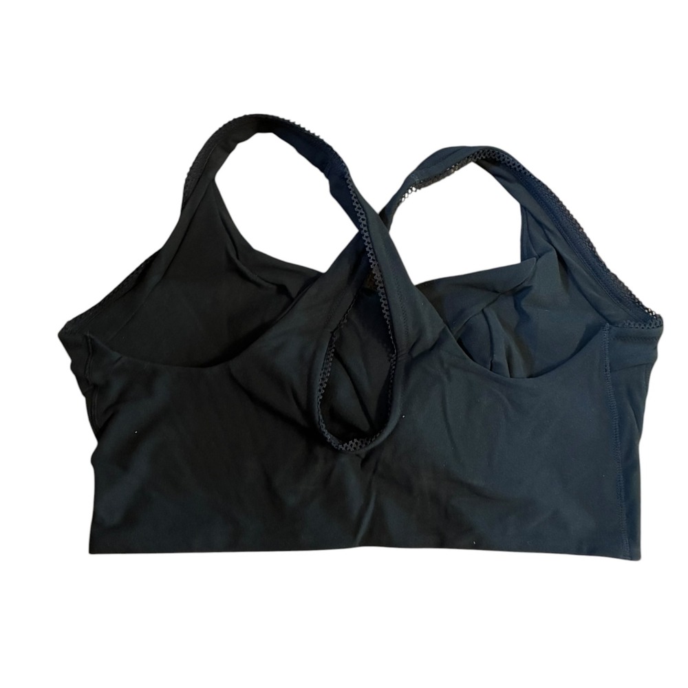Phoenix Bergen Lace Trip Bra Black Wire Free Sports Bra 2X C-DD UV Protection - Picture 2 of 3